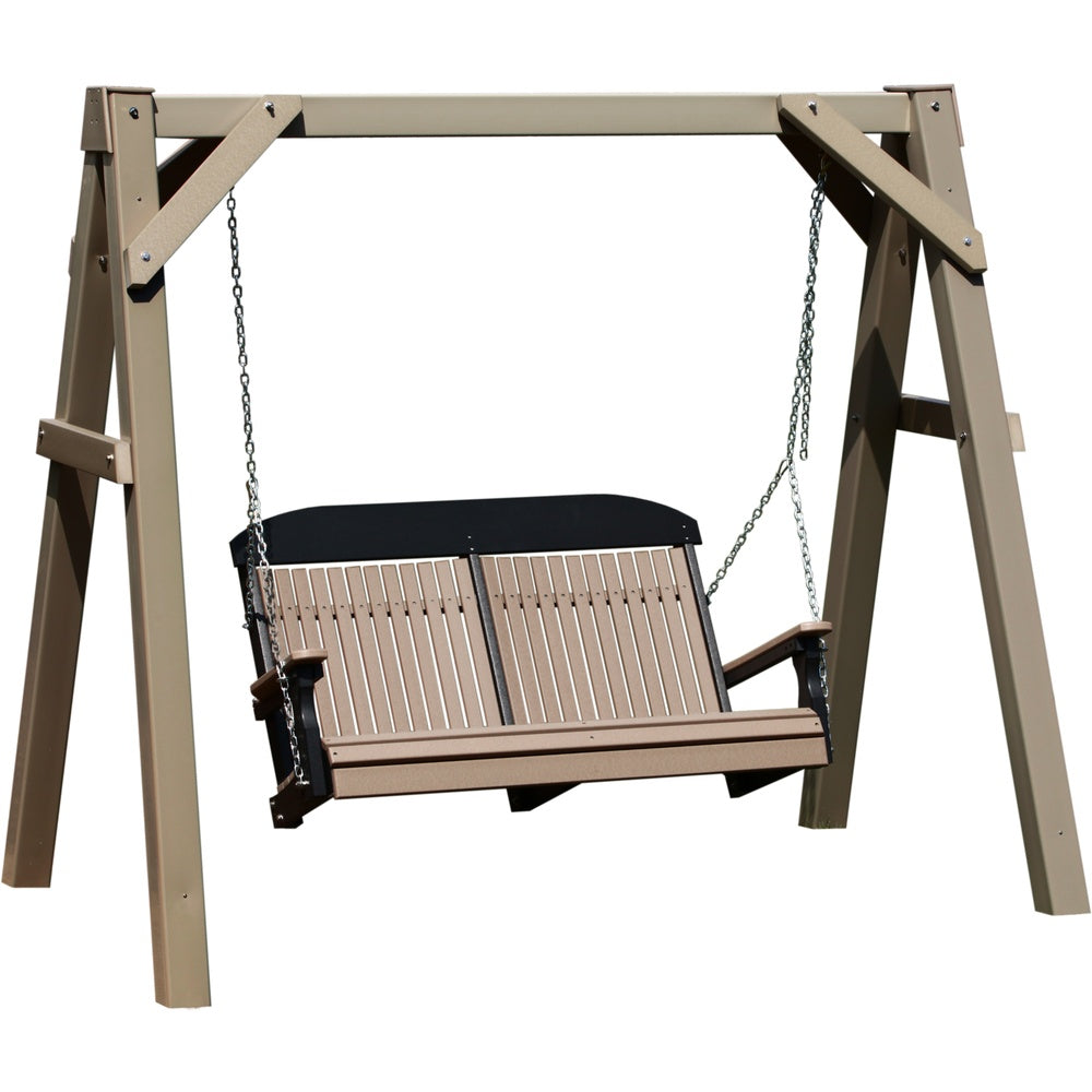 LuxCraft A-Frame Vinyl Swing Stand - Clay (VAFC) - VAFC Vinyl A-Frame (Clay)