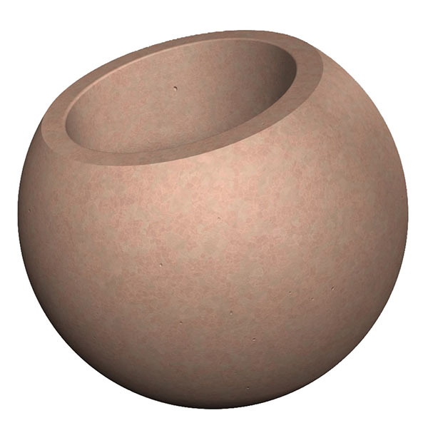 Wausau Tile WS111 Spherical Concrete Planter official product image