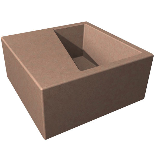 Wausau Tile WS123 Concrete Planter with Seat official product image
