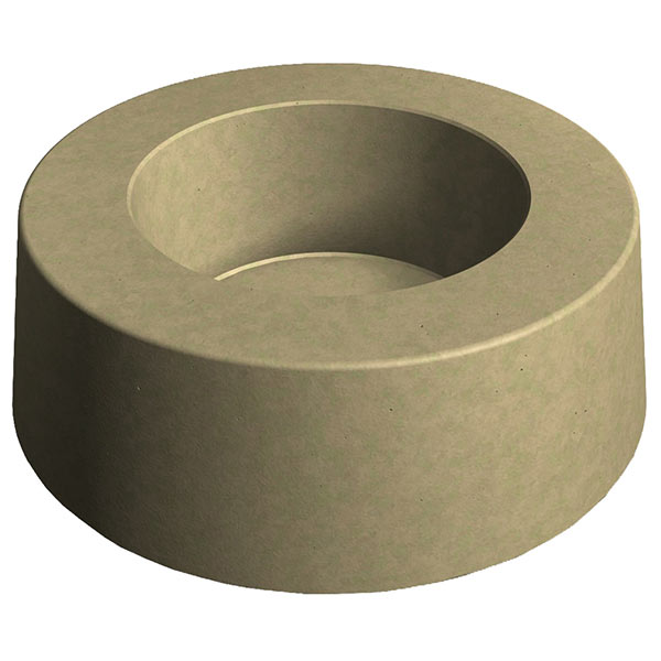 Wausau Tile WS125 Concrete Planter with Battered Wall official product image