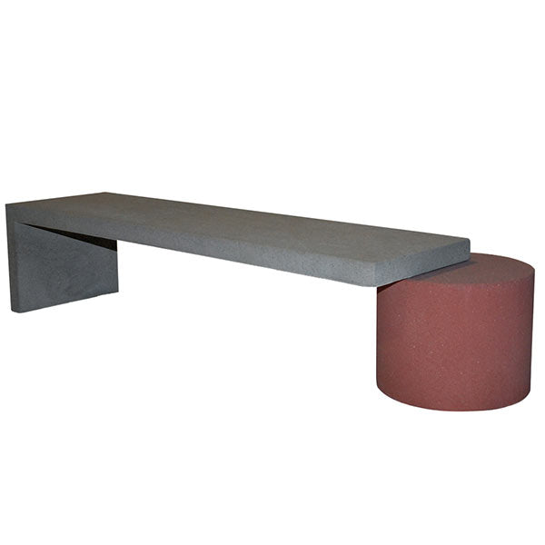 Wausau Tile WS126 Floating Concrete Bench official product image