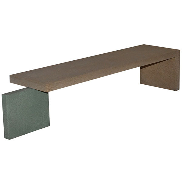 Wausau Tile WS128 Floating Concrete Bench official product image
