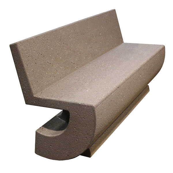Wausau Tile WS144 Concrete Cantilever Bench official product image