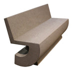 Wausau Tile WS144 Concrete Cantilever Bench official product image