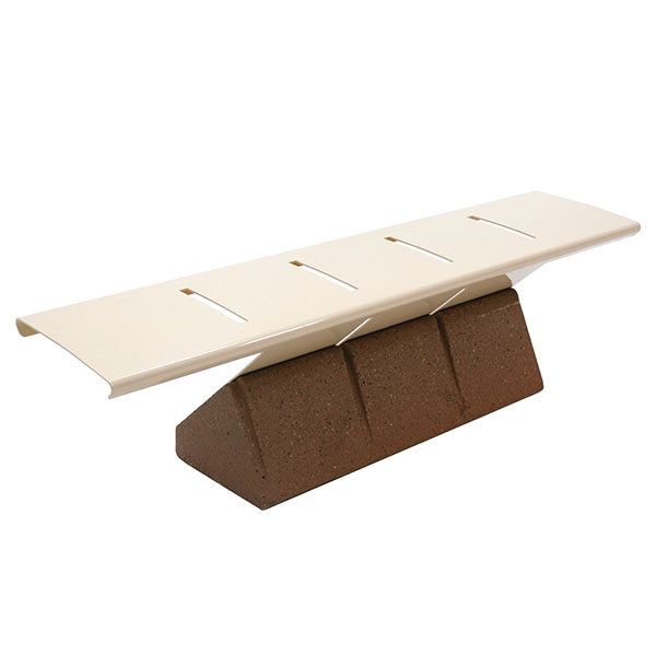 Wausau Tile WS310 Steel and Concrete Cantilever Bench official product image