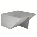 Wausau Tile WS313 Concrete Planter with Stainless Steel Fin official product image
