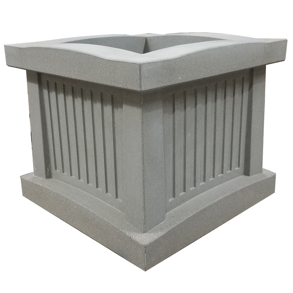 Wausau Tile WS404 Prairie Square Concrete Planter official product image