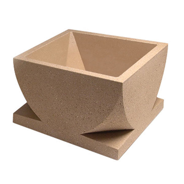 Wausau Tile WS4051 Square Concrete Planter official product image