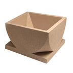 Wausau Tile WS4051 Square Concrete Planter official product image