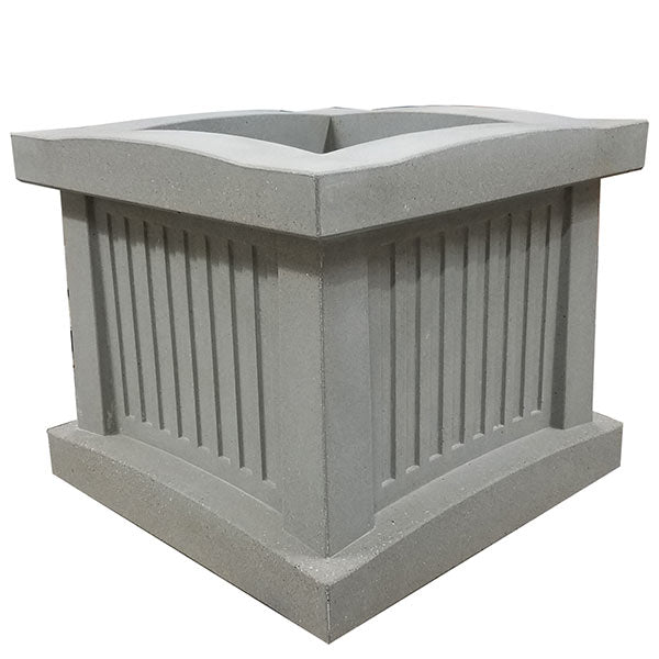 Wausau Tile WS4250 Prairie Square Plastic Planter official product image