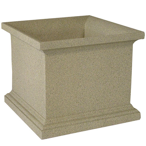 Wausau Tile WS440 Square Concrete Planter official product image