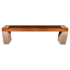 Wausau Tile WS5012 Wood Bench with Concrete Legs official product image