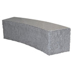 Wausau Tile WS5102 Concrete Radius Split-Face Bench official product image
