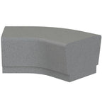 Wausau Tile WS905 Our Town 45 Degree Curve Bench Corner official product image