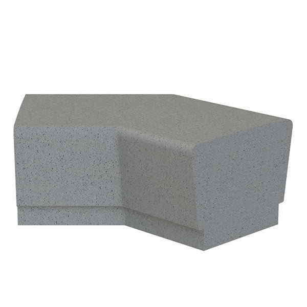 Wausau Tile WS910 Our Town 45 Degree Square Bench Corner official product image