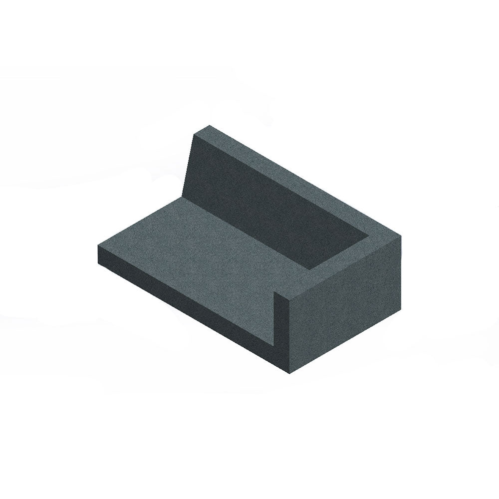 Wausau Tile ZB.BB.07 Medium Seat with Backrest and Right Side official product image