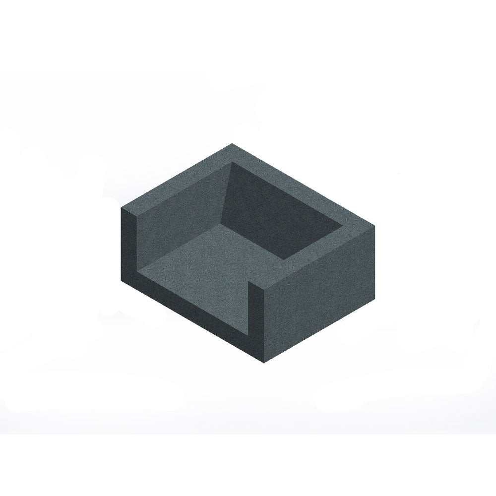 Wausau Tile ZB.BB.09 Medium Seat with Backrest and Sides official product image