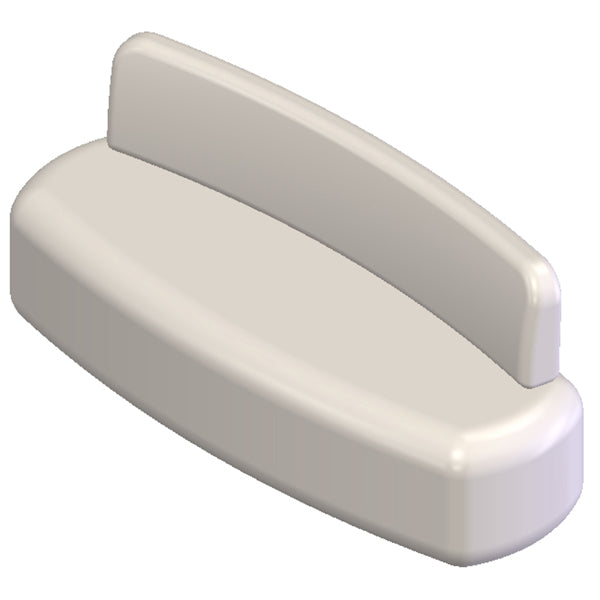 Wausau Tile ZB.AR.08 Oval Concrete Bench With Backrest official product image