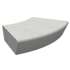 Wausau Tile ZB.CE.17 Curved Concrete Bench official product image