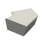 Wausau Tile ZB.CE.18 Bent Concrete Bench official product image