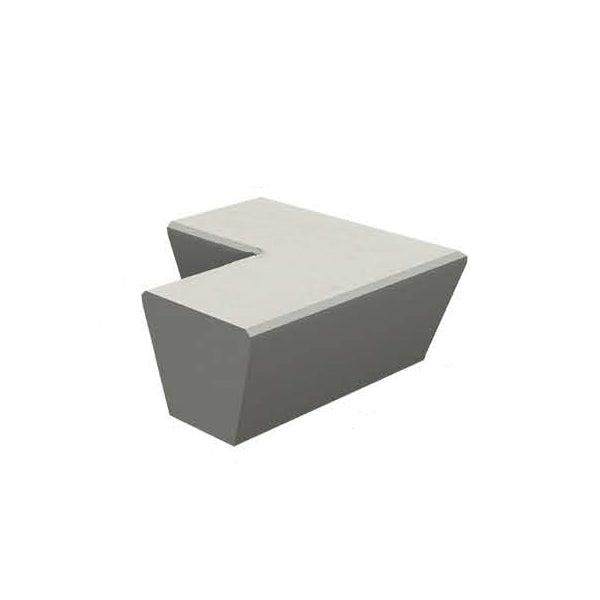 Wausau Tile ZB.WL.04 L Concrete Bench official product image