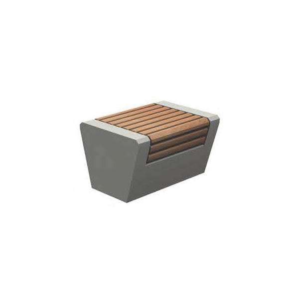 Wausau Tile ZB.WL.06 Concrete Seat With Choice of Seat official product image