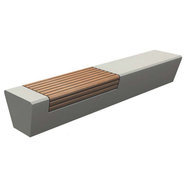 Wausau Tile ZB.WL.07 Large Bench With Double Seat official product image