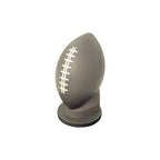 TF6217 Football Concrete Bollard — Weatherstone — W20 White — digitally rendered color preview