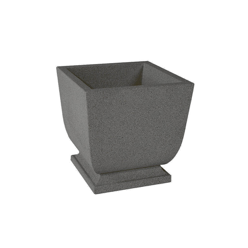 WS450 Square Concrete Planter — Acid Wash — A26 Charcoal — digitally rendered color preview