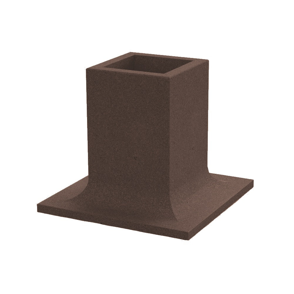 ZB.PU.01 Pop Up Concrete Planter — Acid Wash — A25 Brown — digitally rendered color preview
