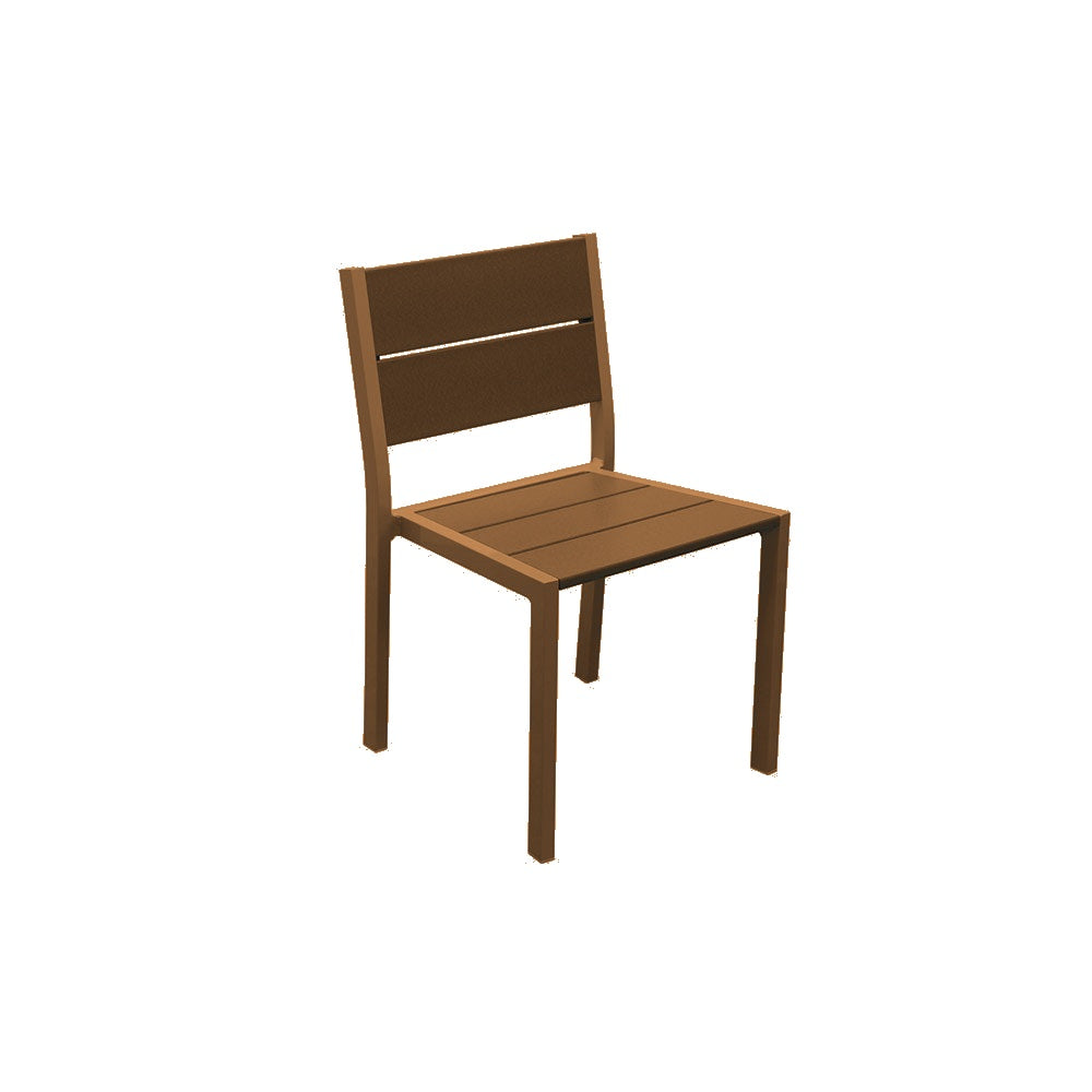 2307 Lorna Dining Chair — Woodgrains — B20 Iroko — digitally rendered color preview