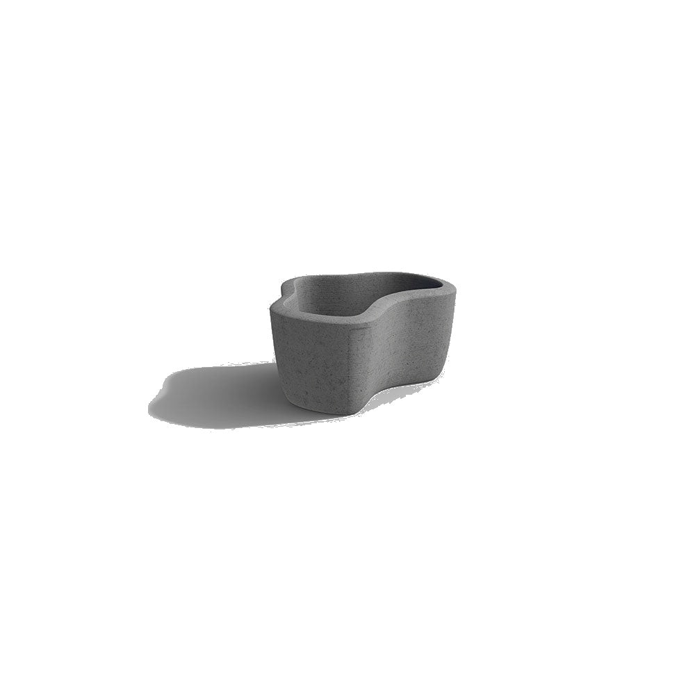 ZB.FI.05 Small Fiord Planter — Acid Wash — A26 Charcoal — digitally rendered color preview