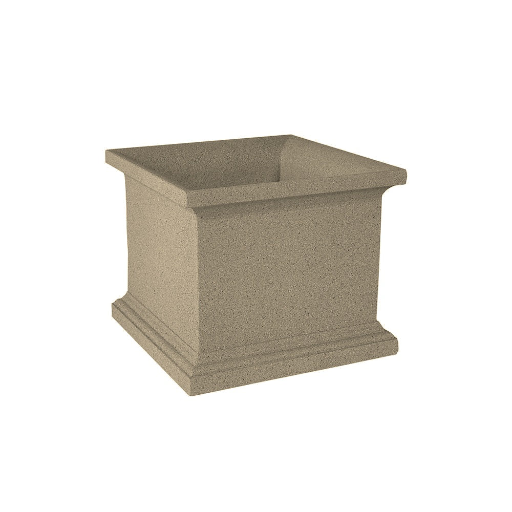 WS440 Square Concrete Planter — Acid Wash — A23 Gray — digitally rendered color preview