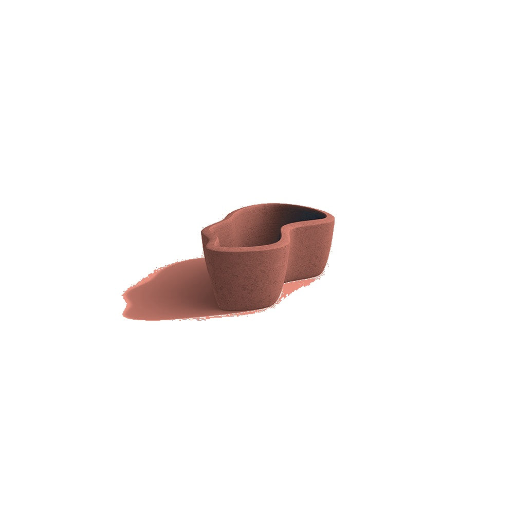 ZB.FI.06 Large Fiord Planter — Acid Wash — A24 Brick Red — digitally rendered color preview