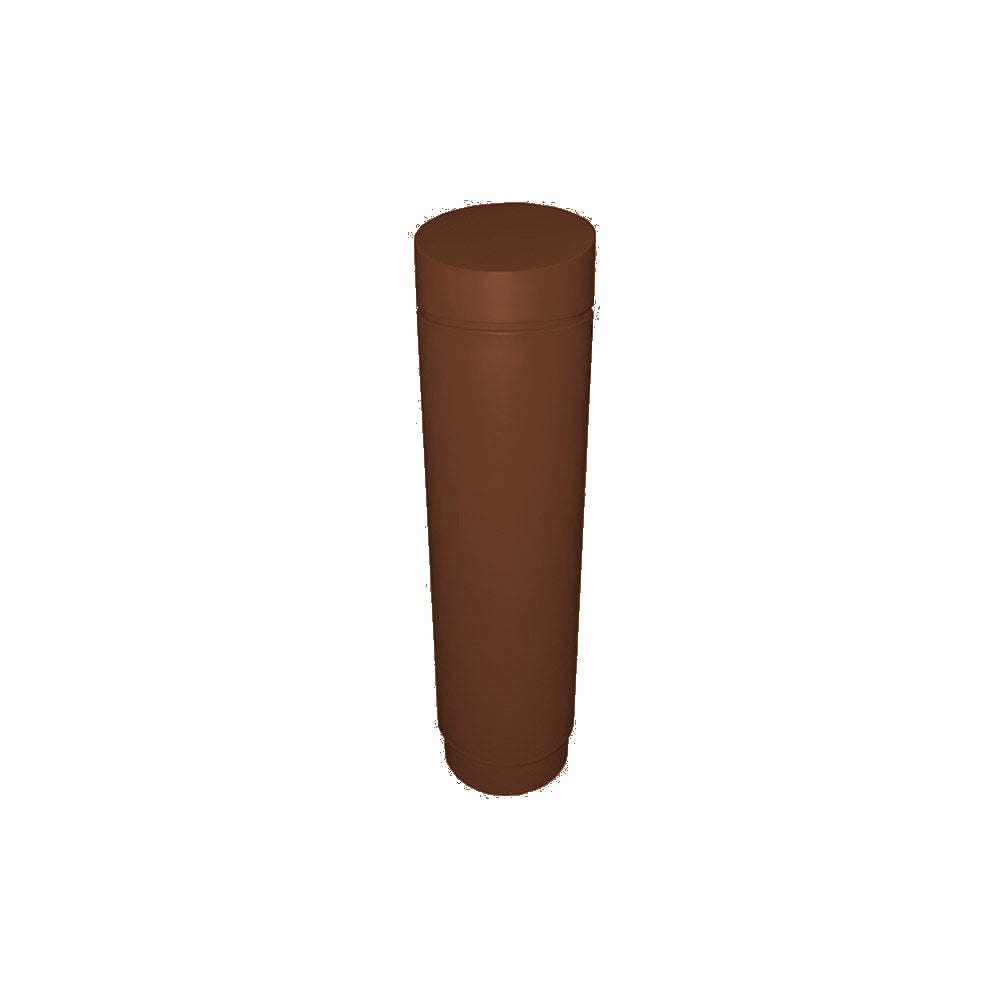351054 Plastic Bollard Cover — Plastic — 57 Red Granite — digitally rendered color preview