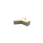ZB.WL.03 Y Concrete Bench — Weatherstone — W20 White — digitally rendered color preview