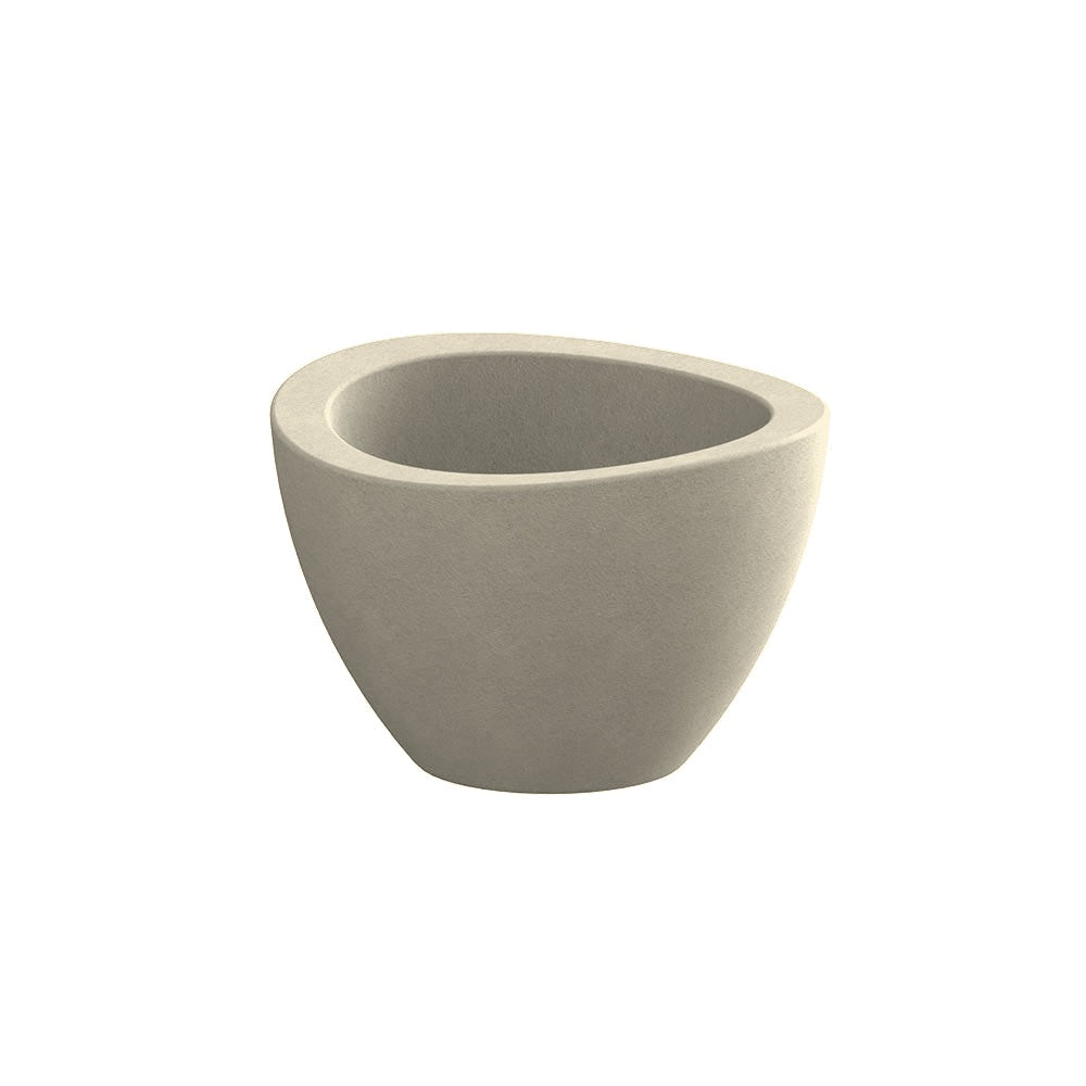 TF4004 Eclipse Concrete Planter — Acid Wash — A20 White — digitally rendered color preview