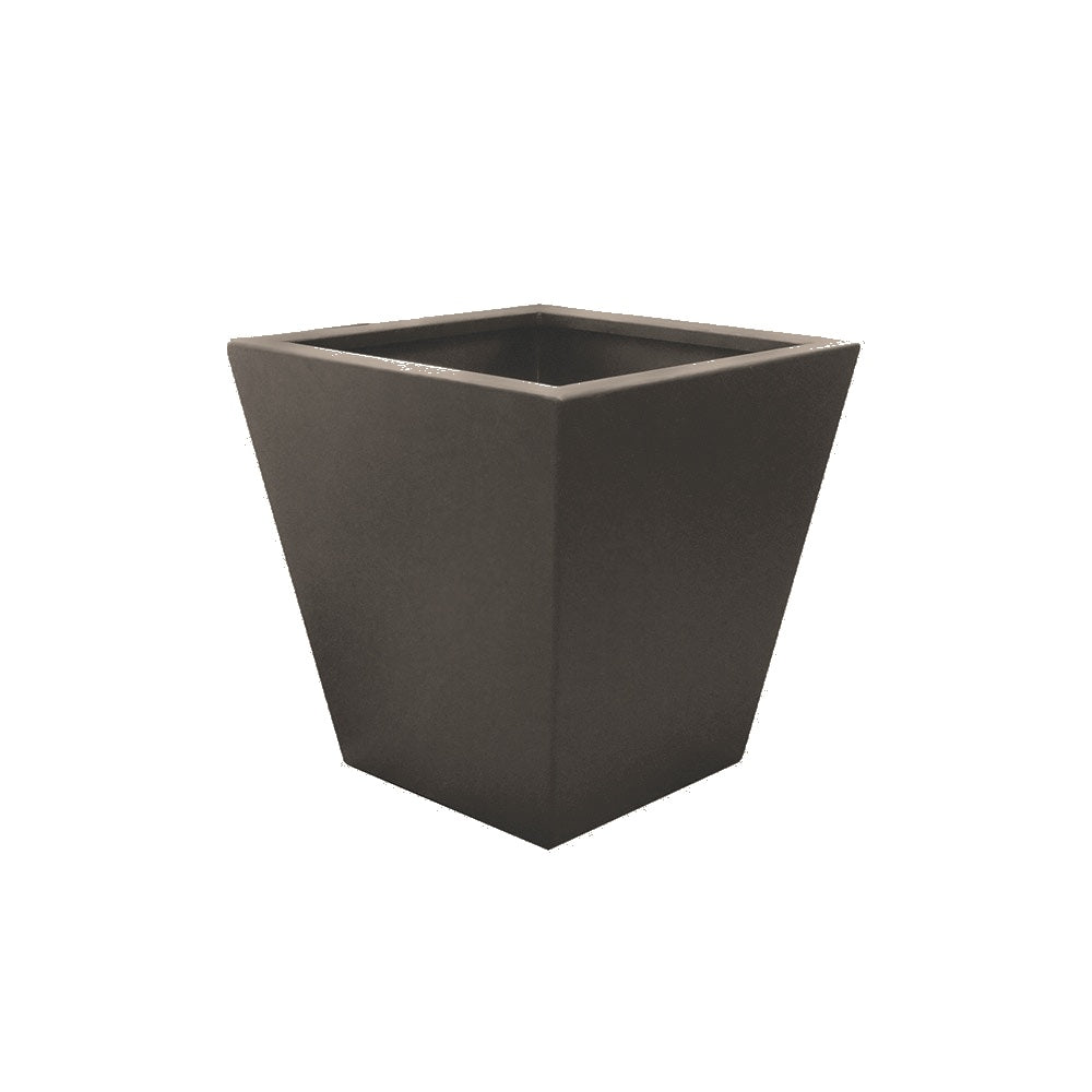 WS502 Executive Series Tapered Aluminum Planter — Metal Powder Coat — 84 Beige — digitally rendered color preview