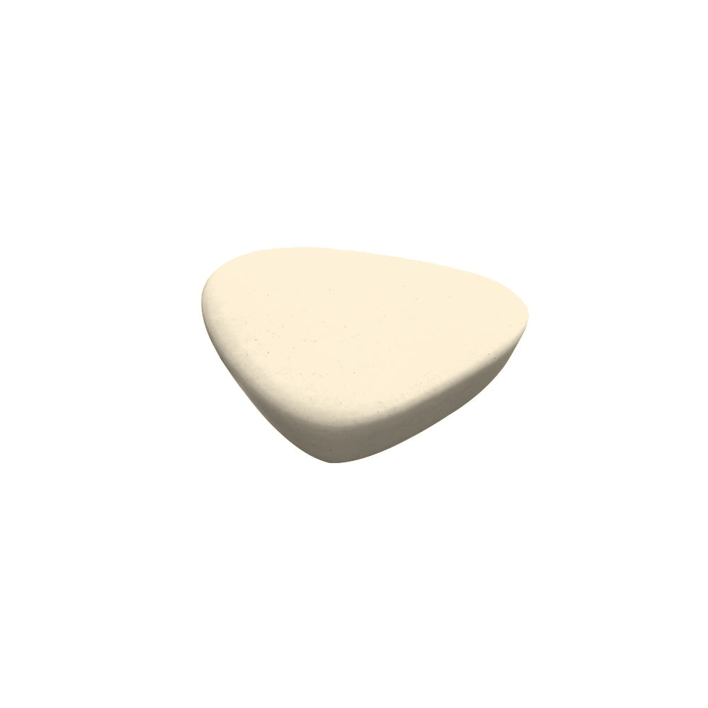 ZB.GL.01 Concrete I Bench — Weatherstone — W20 White — digitally rendered color preview