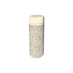 TF6016 Concrete Bollard with Reveal Line — Acid Wash — A20 White — digitally rendered color preview