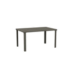 Lorna Dining Table Series — Recycled Plastic Lumber — 76 Gray — digitally rendered color preview