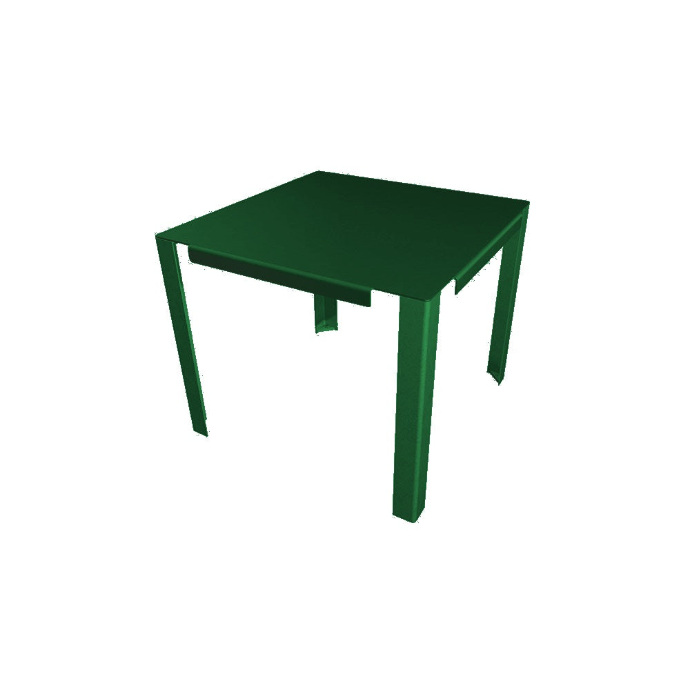 WS213 Steel Dining Table — Metal Powder Coat — 69 Emerald — digitally rendered color preview