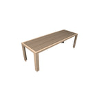 2228 Lorna Dining Bench — Metal Powder Coat — S44 Putty — digitally rendered color preview