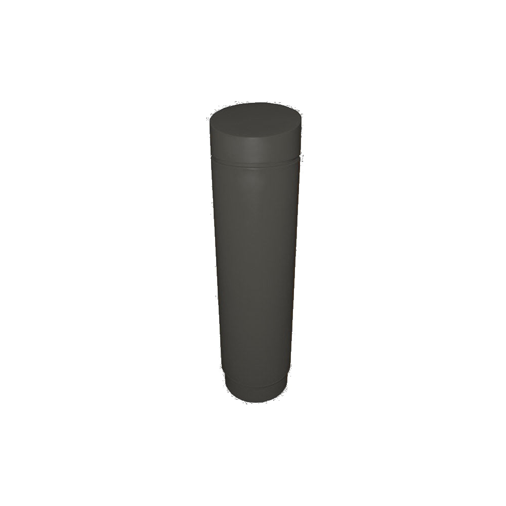 351054 Plastic Bollard Cover — Plastic — 144 Black Granite — digitally rendered color preview