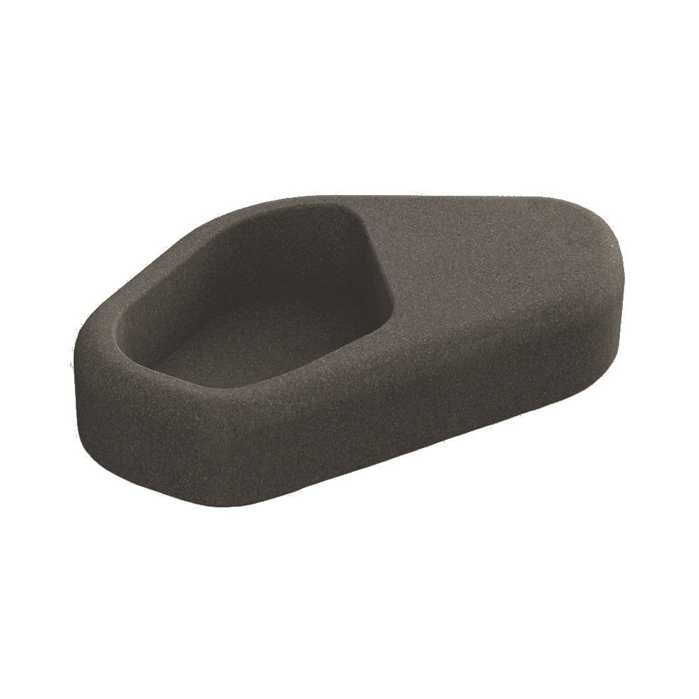 ZB.NU.03 Concrete Planter — Premium Ground & Polished — G26 Charcoal — digitally rendered color preview
