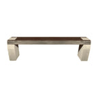 WS5012 Wood Bench with Concrete Legs — Weatherstone — W20 White — digitally rendered color preview