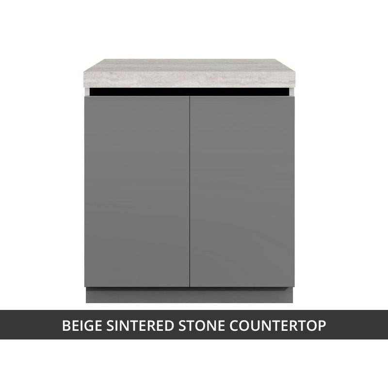 Whistler 31-Inch Stainless Steel Double Door Cabinet