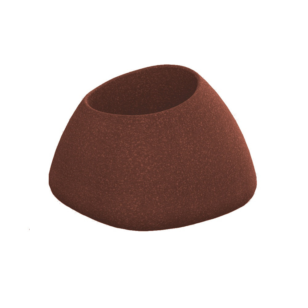 ZB.PC.01 Coast Planter — Weatherstone — W24 Brick Red — digitally rendered color preview