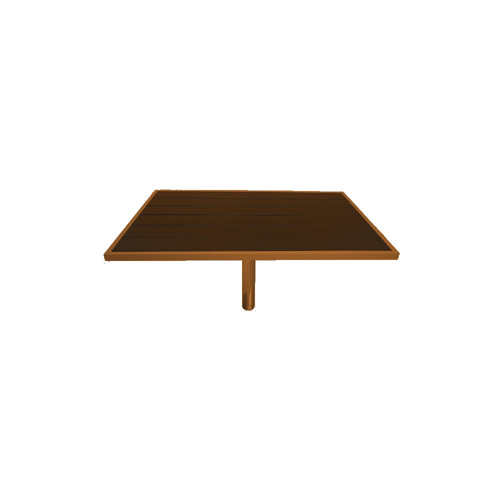 Urban Dining Table Series — Metal Powder Coat — S14 Clay — digitally rendered color preview