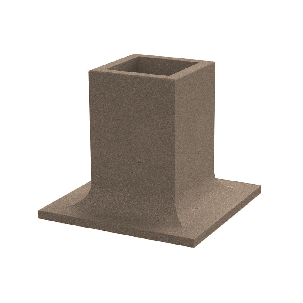 ZB.PU.01 Pop Up Concrete Planter — Weatherstone — W21 Buff — digitally rendered color preview